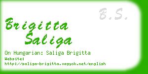 brigitta saliga business card